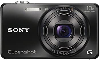 【中古】SONY デジタル写真機 Cyber-shot WX200 1890万絵素 光学10倍 黒いこと DSC-WX200-B