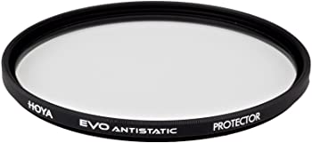 【中古】Hoya Evo 帯電防止プロテクターフィルター - 58mm - ほこり/汚れ/撥水性 薄型フィルターフレーム
