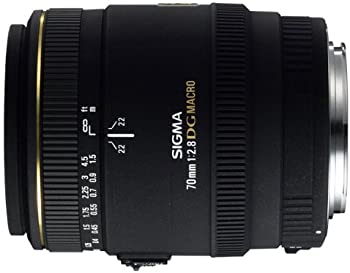【中古】SIGMA 単焦点マクロレンズ MACRO 70mm F2.8 EX DG キヤノン用 フルサイズ対応