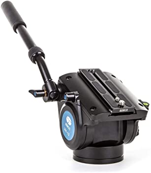 【中古】Sirui VH-15 プロフェッショナル流体ビデオヘッド 22ポンド ブラック