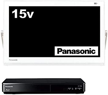 【中古】パナソニック 15V型 液晶 テレビ プライベート・ビエラ UN-15TD6-W ブルーレイディスクプレイヤー付HDDレコーダー付き
