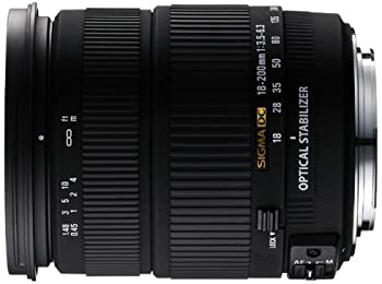【中古】シグマ 18-200mm F3.5-6.3 DC OS シグマ用