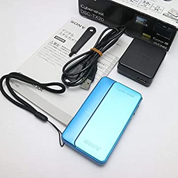 【中古】ソニー SONY Cyber-shot TX20 (1620万/光学x4) 青み