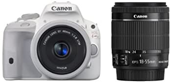 【中古】Canon デジタル一眼レフカメラ EOS Kiss X7(ホワイト) ダブルレンズキット EF-40mm F2.8 STM(ホワイト) EF-S18-55mm F3.5-5.6 IS STM付属 KISSX7