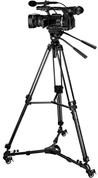 【中古】Magnus VT-4000 三脚架取り合わせ一揃いの道具 流動物映像媒体頭顱 手押し車 パンバー付き添い人 パソコン・周辺機器-その他