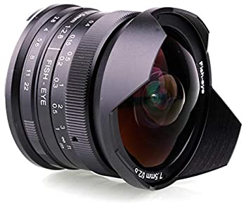 【中古】Risespray 7.5粍 f2.8 Aps-c 広角魚眼くっ付ける興味の中心水晶体 Sony Eマウントミラーレスカメラ用