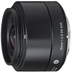【中古】Sigma 19mm f/2.8 DNレンズ マイクロフォーサーズカメラ用 ブラック インターナショナルバージョン