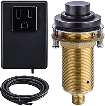【中古】SINKINGDOM シンクトップ エアスイッチキット (フルブラス) 生ゴミ処理 コード用 SK40C10BR