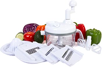 【中古】【39shop】Manual★Food Processor - Chop, Blend, Whip, Mix, Slice, Shred, Julienne, and Juice - by Ultra Chef Express by Kitchen + Home(良い)|アトリエ絵利奈