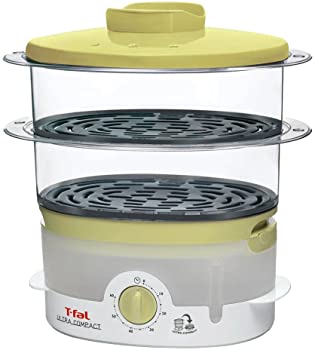 【中古】【39shop】T?fal（ティファール）★電気蒸し器 スチームクッカー ウルトラコンパクト VC106270 ライム（良い）｜アトリエ絵利奈