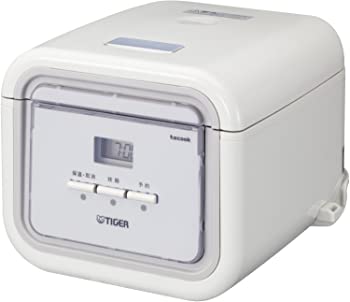 【中古】虎 パソコン炊飯器 「炊きたて」 tacook 3合 シンプルホワイト JAJ-A551WS