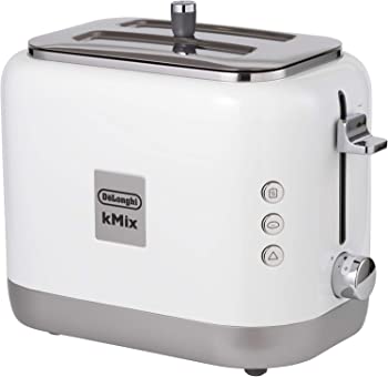 【中古】デロンギ(DeLonghi) ケーミックス ポップアップトースター 10枚~5枚切食麺麭相応う クールホワイト kMix TCX752J-WH