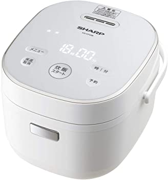 【中古】シャープ 炊飯器 マイコン 3合 パン調理機能 ホワイト KS-CF05B-W