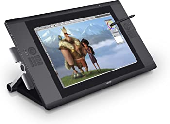【中古】ワコム 液晶書き込み経口避妊薬 24.1in 触れ合う役立つこと積み上げる Cintiq24固定ディスク touch DTH-2400/K0