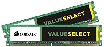 【中古】CORSAIR DDR3 デスクトップ Memory Module VALUE SELECT Series 4GB×2kit CMV8GX3M2A1333C9