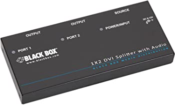 【中古】Black Box DVI-Dスプリッター オーディオとHDCP付き添い人 1×2