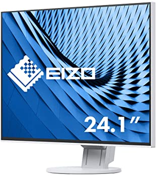 【中古】FlexScan 61珊（24.1）型色合い液晶管する FlexScan EV2456 白いこと ディスプレイ-パソコン・周辺機器