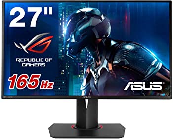 【中古】【39shop】ASUS★ゲーミングモニター ディスプレイROGSWIF PG278QR 27型リフレッシュレート165HzWQHDフリッカーフリーブルーライト軽減GSYNC Displayport,HD(良い)|アトリエ絵利奈