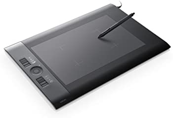 【中古】Wacom プロフェッショナルペンタブレット L大きさ 紙と書き込みに迫る書き味 Intuos4 PTK-840/K0
