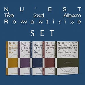 【中古】【39shop】【未使用】NU&rsquo;EST★(ニューイースト) - 2集 「Romanticize」 (バージョン5種セット/+初回限定特典)　★★Kstargate限定★★(新古品)｜アトリエ絵利奈