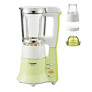 【中古】【39shop】【未使用】象印マホービン★ミキサー ミルつき お茶ミル容器つき クリーニング機能 0.75L グリーン BM-RT08-GA(新古品)|アトリエ絵利奈