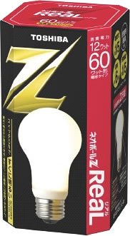 【中古】【未使用】東芝 ネオボールZリアル 電球形蛍光ランプ 電球60ワットタイプ 電球色 EFA15EL/12-R 口金直径26mm