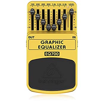 【中古】【39shop】【未使用】ベリンガー★ギター用エフェクトペダル 7バンド・グラフィックイコライザー EQ700 GRAPHIC EQUALIZER(新古品)｜アトリエ絵利奈 10,066円