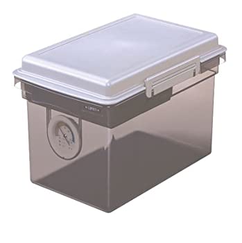【中古】【39shop】【未使用】ナカバヤシ★キャパティ ドライボックス 防湿庫 カメラ保管 8L グレー DB-8L-N(新古品)｜アトリエ絵利奈