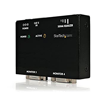 【中古】【未当て嵌める】StarTech.com VGAディスプレイエクステンダー用傍受機 Cat5有線テレビ以上を当て嵌める VGA映像媒体押しひろげる腕っ扱きリモートレシーバ ST121R