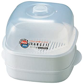 【中古】【未使用】電子レンジ容器 レンジスチーマー(角)R-106