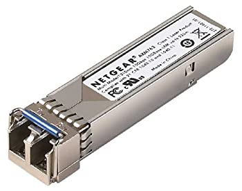 【中古】【未使用】NETGEAR 10ギガビット SFP+ ファイバ モジュール(10GBase-LRM) AXM763
