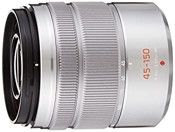 【中古】【39shop】【未使用】パナソニック★望遠ズームレンズ マイクロフォーサーズ用 ルミックス G VARIO 45-150mm/F4.0-5.6 ASPH. /MEGA O.I.S. シルバー H-FS45150-S(新古品)｜アトリエ絵利奈