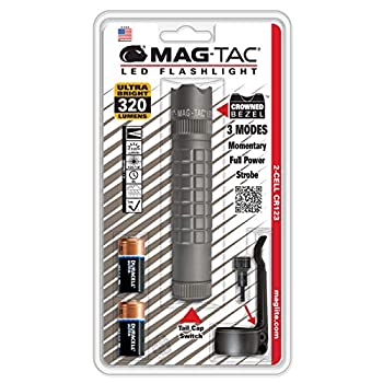 【中古】【未当て嵌める】MAG-LITE(マグライト) 懐中照明ランプ マグタック LED クラウンベゼル SG2LRC6 アーバングレー