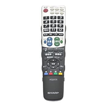 【中古】【39shop】【未使用】シャープ★液晶テレビ用リモコン RRMCGB047WJN1(0106380405)(新古品)|アトリエ絵利奈