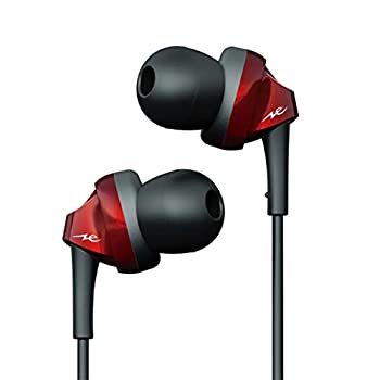 【中古】【未使用】ラディウス radius HP-NEF31 イヤホン : Ne High-MFD構造搭載 ダイナミックドライバー 有線 カナル型 イヤフォン HP-NEF31R (レッド)