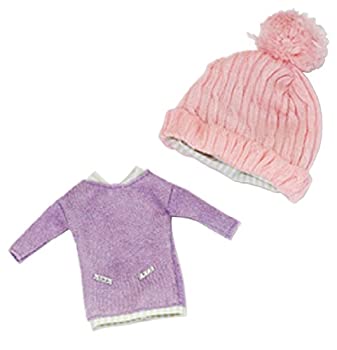 【中古】【未使用】グルーヴ OutFit selection Knit One-piece set lilac ver. (ニットワンピースセット ライラックバージョン) O-820画像