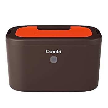 【中古】【未当て嵌める】二人組 Combi おしり拭きあたため器 クイックウォーマー LED+ネオンオレンジ色 上から温めるトップウォーマーシステム