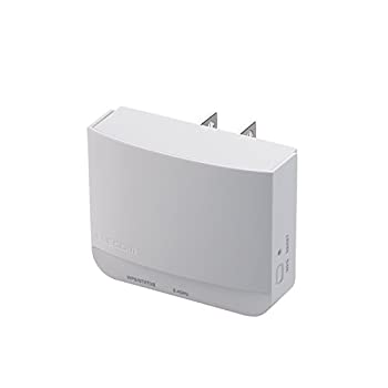 【中古】【未使用】エレコム WiFi 無線LAN 中継器 11n/g/b 300Mbps コンセント直挿し WTC-300HWH