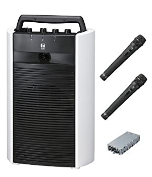 【中古】【39shop】【未使用】TOA★デジタルワイヤレスアンプ（ＳＤ／ＵＳＢ／ＣＤ機能付き）・ワイヤレスマイクセット WA-2800SC&times;1 WTU-1820&times;1 WM-1220&times;2　ダイバシティ(新古品)｜アトリエ絵利奈
