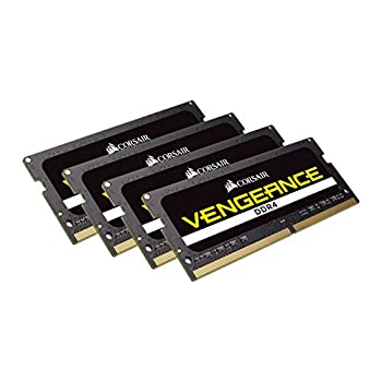 【中古】【未当て嵌める】CORSAIR DDR4 SO-DIMM 記憶装置モデュール VENGEANCE SO-DIMM 続きもの 16GB×4枚一揃いの道具 CMSX64GX4M4A2666C18