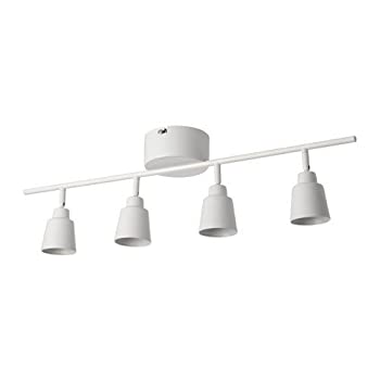 【中古】【未使用】IKEA(イケア) KNUTBO シーリングスポットライト 4スポット%ｶﾝﾏ% ホワイト (70312890) (703.128.90)