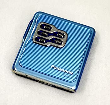 【中古】Panasonic パナソニック SJ-MJ15-A 青味 携帯型MD電気蓄音機 MDLP相応う （MD生まれ変わり専用機/MDウォークマン）