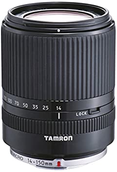 【中古】TAMRON 高倍率望遠レンズ 14-150粍 F3.5-5.8 DiIII マイクロフォーサーズ用 鏡鑑レスカメラ マイクロフォーサーズ専用 黒いこと C001F-BLACK