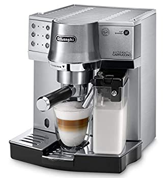 【中古】【39shop】デロンギ(DeLonghi)エスプレッソ・カプチーノメーカー★ミルク泡立て自動 EC860M シルバー×ブラック 4カップ以下(良い)|アトリエ絵利奈