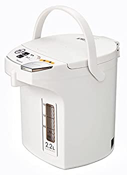 【中古】ピーコック 電気ポット 湯沸かし器 容量 2.2L 熱湯 カルキとばし 保温機能 空だき防止 電動給湯 ポット WMJ-22 W ホワイト