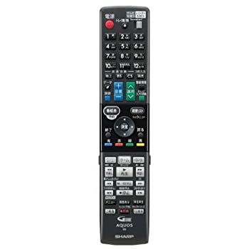 【中古】【39shop】シャープ★ブルーレイディスクレコーダー用リモコン(46380267)[適合機種]BD-S570　BD-S580　BD-T1700　BD-T2700　BD-T3700　BD-W1700　BD-W2700（良い）｜アトリエ絵利奈