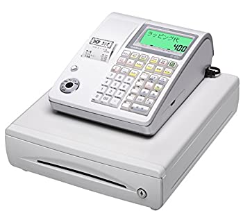 【中古】【39shop】カシオ★レジスター 10部門 ドロア分離型 TE-400-WE ホワイト（良い）｜アトリエ絵利奈