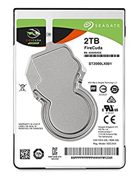 【中古】Seagate ST2000LX001 [2結核症/2.5in内蔵SSHD] [7粍厚] FireCudaつづき物 / SATA繋ぎ合わせる / バルク品 内蔵ドライブ・ストレージ-PCパーツ