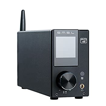 【中古】SMSL AD18 デジタルアンプリファイアー 80W USB BT4.2 USB%ｶﾝﾏ%グラスファイバー 同軸インプット 遠隔操作