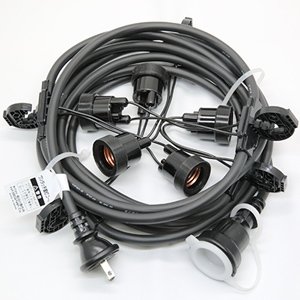 【中古】長谷川製作所 CCB050L05P10 提灯コード防水タイプ 5灯 1m間隔 13,570円